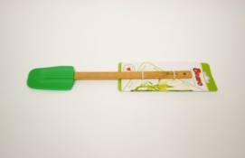 Лопатка, силик. с бамбук. ручкой, 30*6 см BRAVO