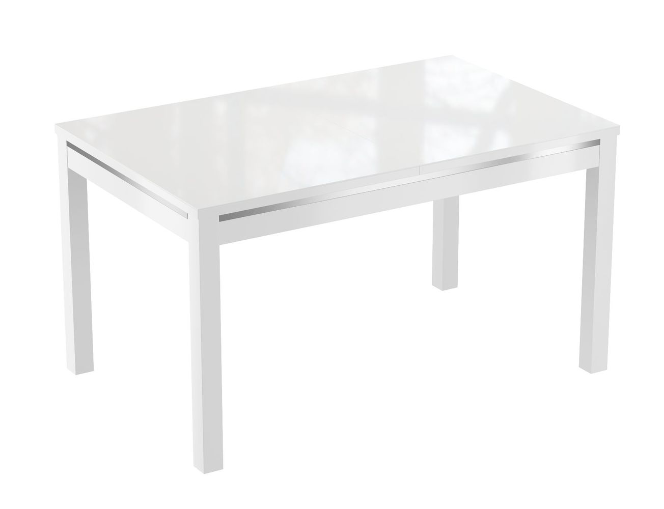 Стол Барон-4 экстрабел.ст.бел/белый глянец