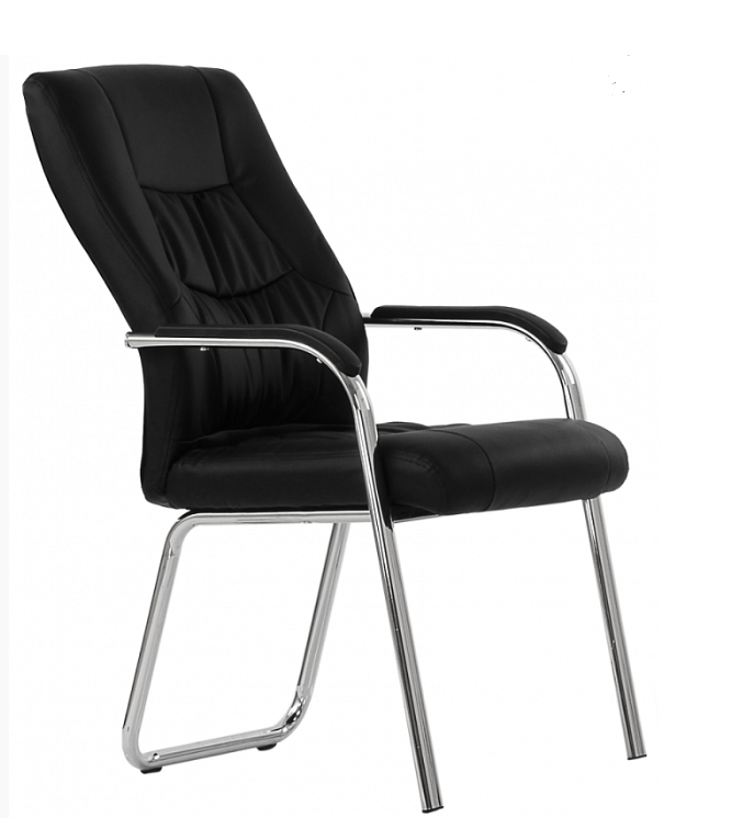 Кресло Barneo K-15 для посетителей и перегов. черн