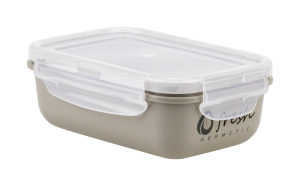 Емкость д/продуктов "Фреш" 0,4л прямоуг. Капучино (18) М1420