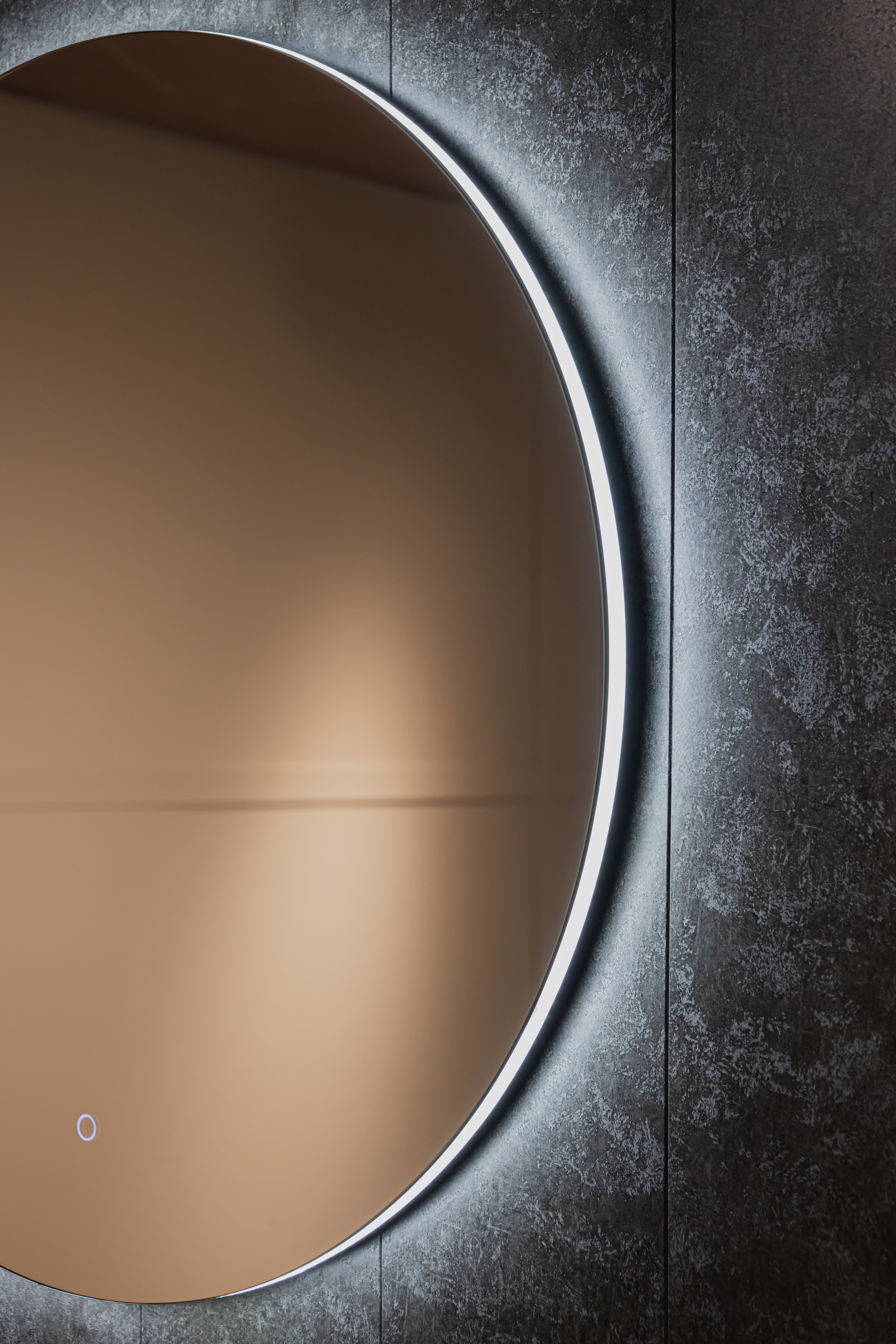 Плаза D650 (сенсорный выключатель) зеркало_торцевая подсветка