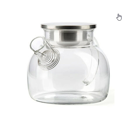 ЧАЙНИК СТЕКЛЯННЫЙ (1000МЛ) /48