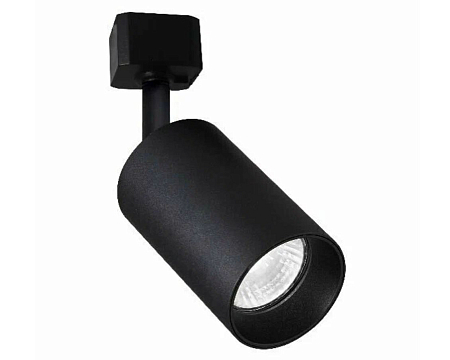 Светильник трековый, алюм литье, круглый, поворотный, GU 10, черный, 55*178 мм CAST 206 BLACK (50)**