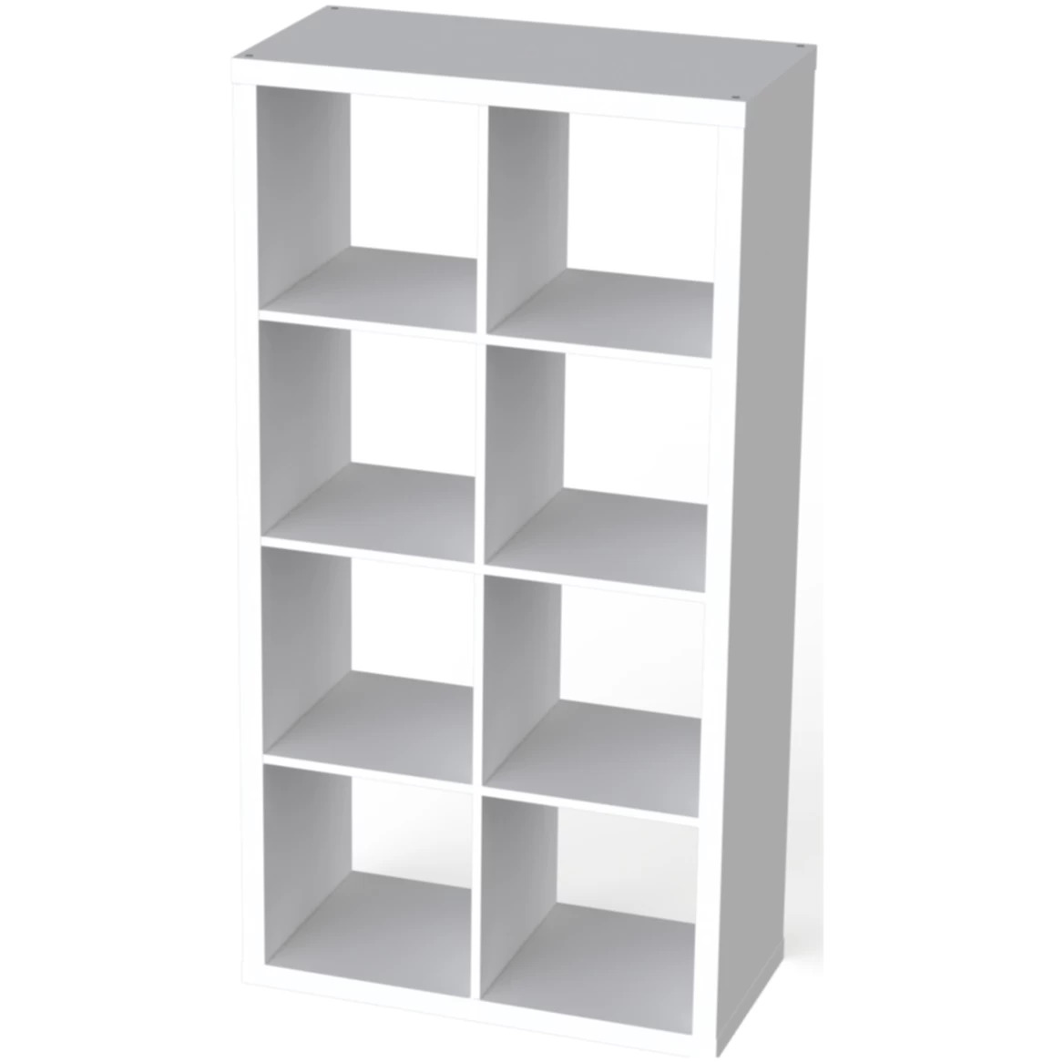 Стеллаж Фора 8 (77х147х38, белый)