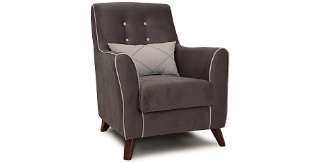 Кресло для отдыха Френсис Арт. ТК 261 Амиго шоколад* (коричневый), Амиго крем* (серо-бежевый)