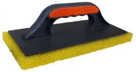 Терка DЕCOR, 2К, 280х140 мм, грубый желтый поролон (5шт/уп)