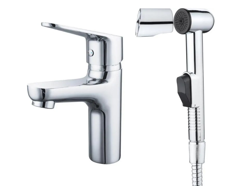 Смеситель Venezia 3 с гигиен. душем, с акс., арт. VE27H-3