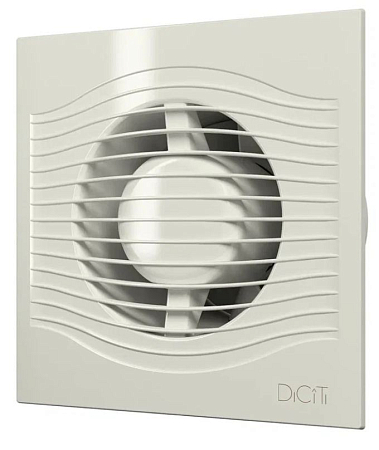 Вентилятор осевой вытяжной с обратным клапаном D 100 SLIM 4C Ivory (24)