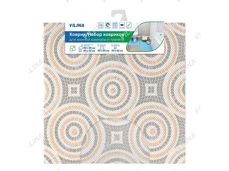 Коврик напольный из вспененного ПВХ 65 х 90 см V33BG