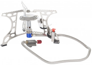 Открытая газовая горелка на баллон с шлангом