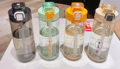 Бутылка для воды пластиковая 0,68 л