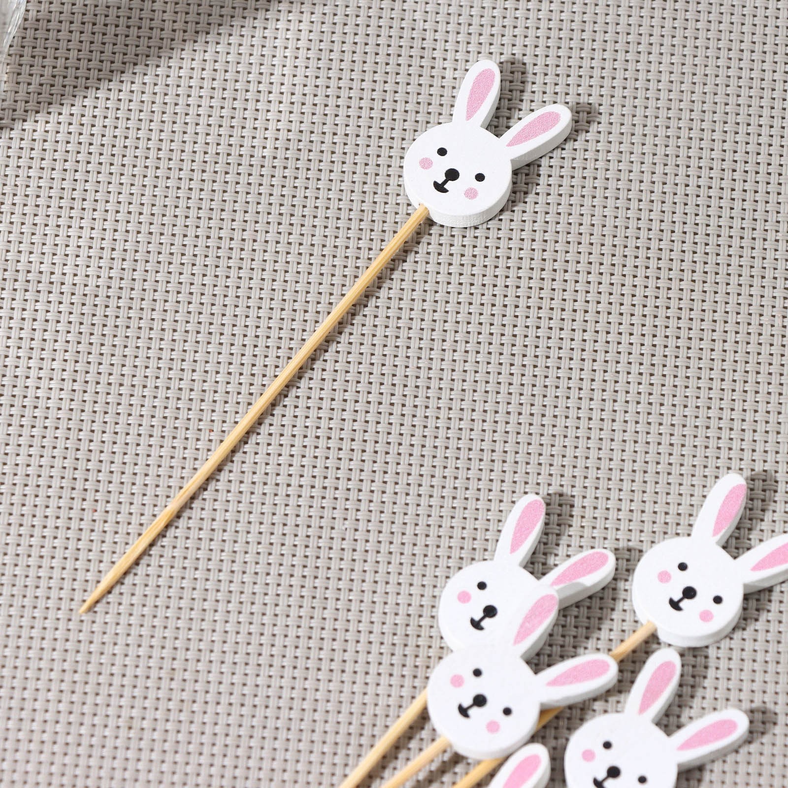 Шпажки Доляна «зайчики», 12 см, набор 25 шт