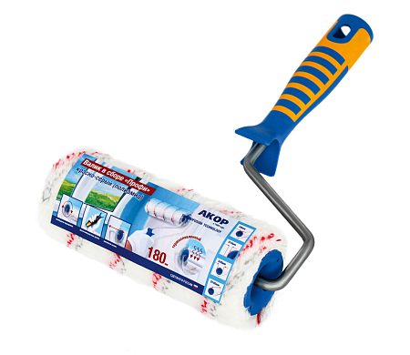 Валик ПРОФИ 240 Полиамид красно-серая нить АКОР (20)