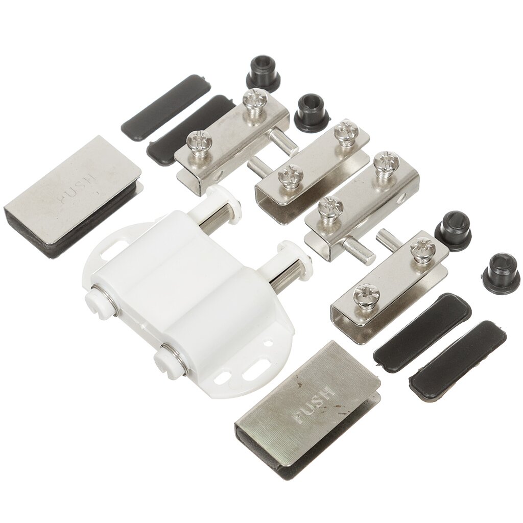 Петля U-образная на 2 стекл. двери (4шт+2 ручки) х