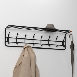 Вешалка с полкой 100 (Черный)