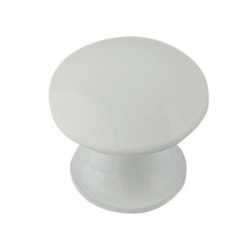 Ручка-кнопка 14.32.03 "ZY-84" (белая) (100)