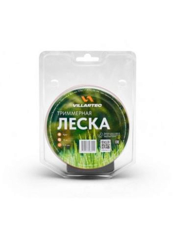 Леска в блистере "VILLARTEC" 15 м 3,0 мм, сечение квадрат (28)