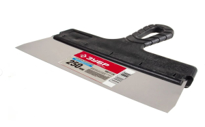 шпатель фасадный ЗУБР 250 мм, пластиковая ручка, нержавеющий (10077-25)