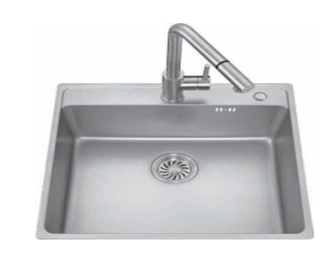 Мойка "Джум" 50x46х20см, нерж.сталь (толщ металла 0,9 мм) без смесителя(_1_)