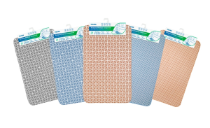 Коврик для ванной комнаты 50х85 см (противоскользящий) серый