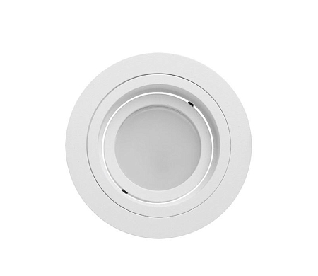 Встраиваемый cветильник WOLTA WDL-GU5.3/02W-R IP20 под лампу GU5.3 круглый Белый ALTO D92x25 (100)