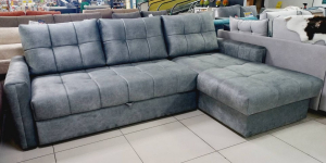 Диван Дали угловой (рисунок 1) (Ткань: о Diva gray)