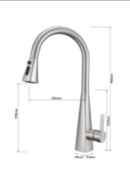 Смеситель для кухни Найт 3 в 1 графит