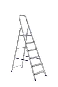 Стремянка, 6 ступеней, алюминиевая (1)