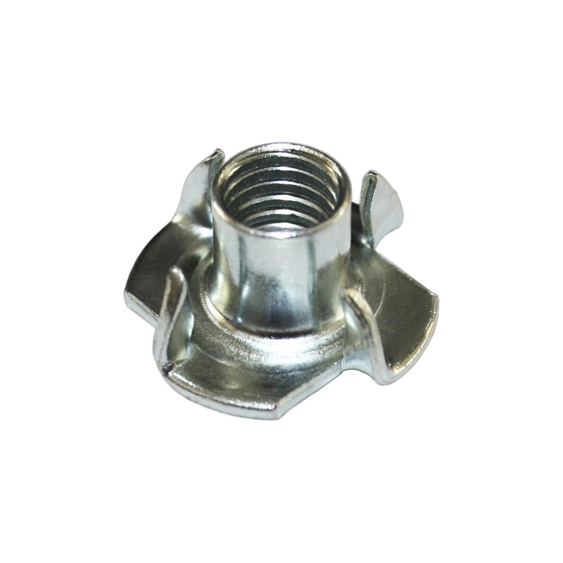 Гайка мебельная забивная оцинк. М6 (10 шт) - пакет (10)