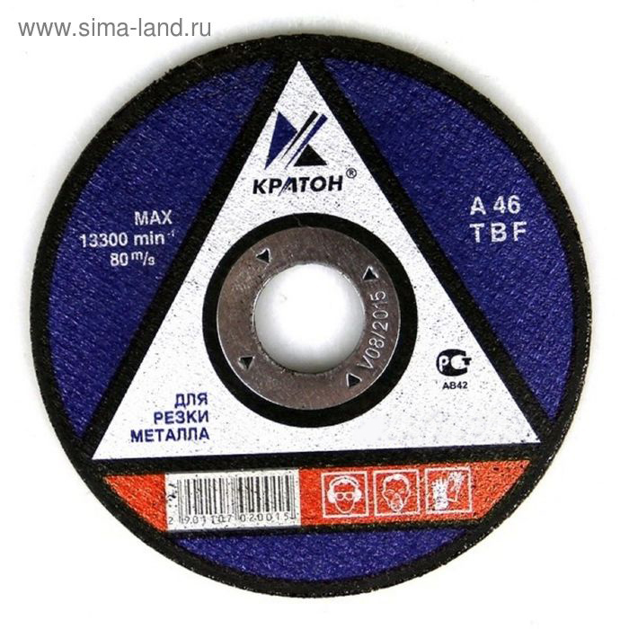 Круг отрез. по мет. Кратон 125х22,2х1,2мм