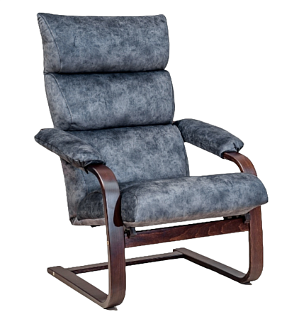 Кресло Квин (Орех/ткань Невада графит)