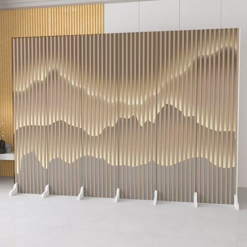 Ширма 4 створки Горы 1,8*1,6м на колесах двусторонняя