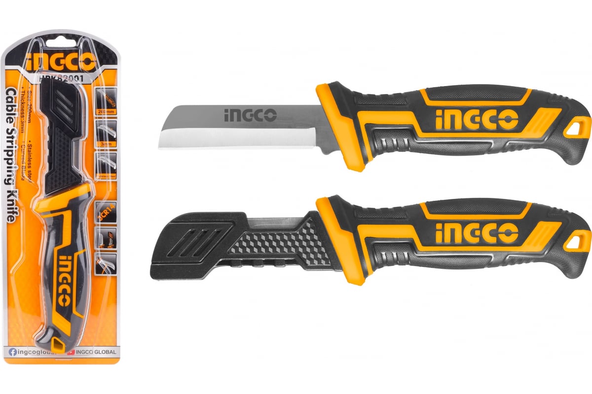 Нож монтажника 200 мм INGCO HPK82101 (10)