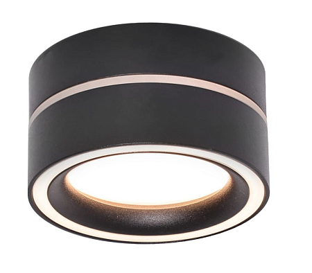 Светильник потолочный 12W, 230V, GX53, черный, HL455 (50)