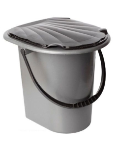 Ведро-туалет 17,0л со съемным сиденьем "Парма" (10)