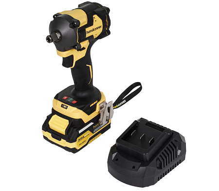 Гайковерт ударн б/щ Hanskonner PLATINUM,18В,1BatterySystem,420Нм,1/2",1x4Ач,кейс HS