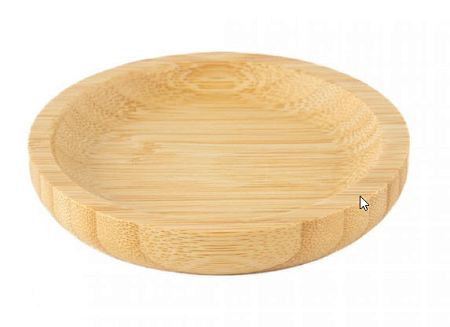 Тарелка круглая Д12,5*1,5см БАМБУК 