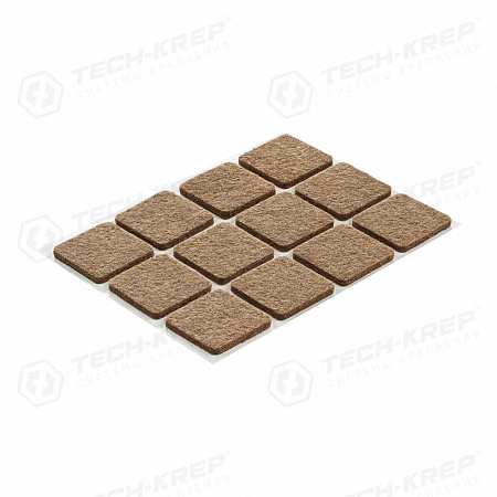 Пункты самоклеящиеся, фетр., 25х30, тёмный (12 шт) - пакет (10)