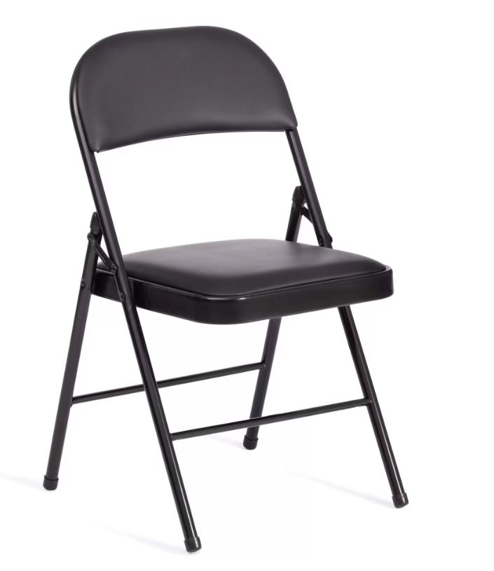 Стул складной FOLDER (mod. 3022G) [каркас: металл, сиденье/спинка: экокожа, 46.5 х 47.5 х 79 см,