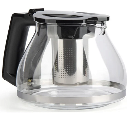 ЧАЙНИК ЗАВАРНОЙ (1500МЛ) ЧЕРНЫЙ /36