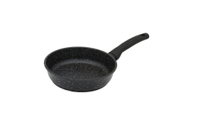 Сковорода VICTORIA АЛА 200 "ГРАНИТ", черн. с бел.крапинками