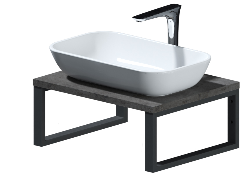 Столешница GRUNGE LOFT 60 Бетон темно-серый