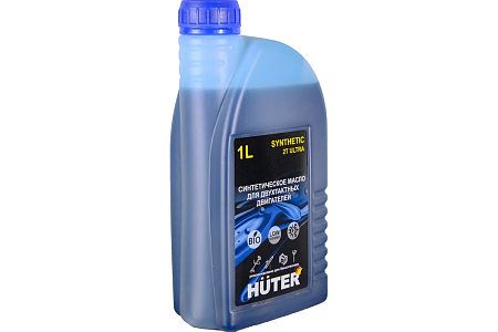 Масло 2Т ULTRA синтетическое для двухтактных двигателей, для техники Huter, 1л.