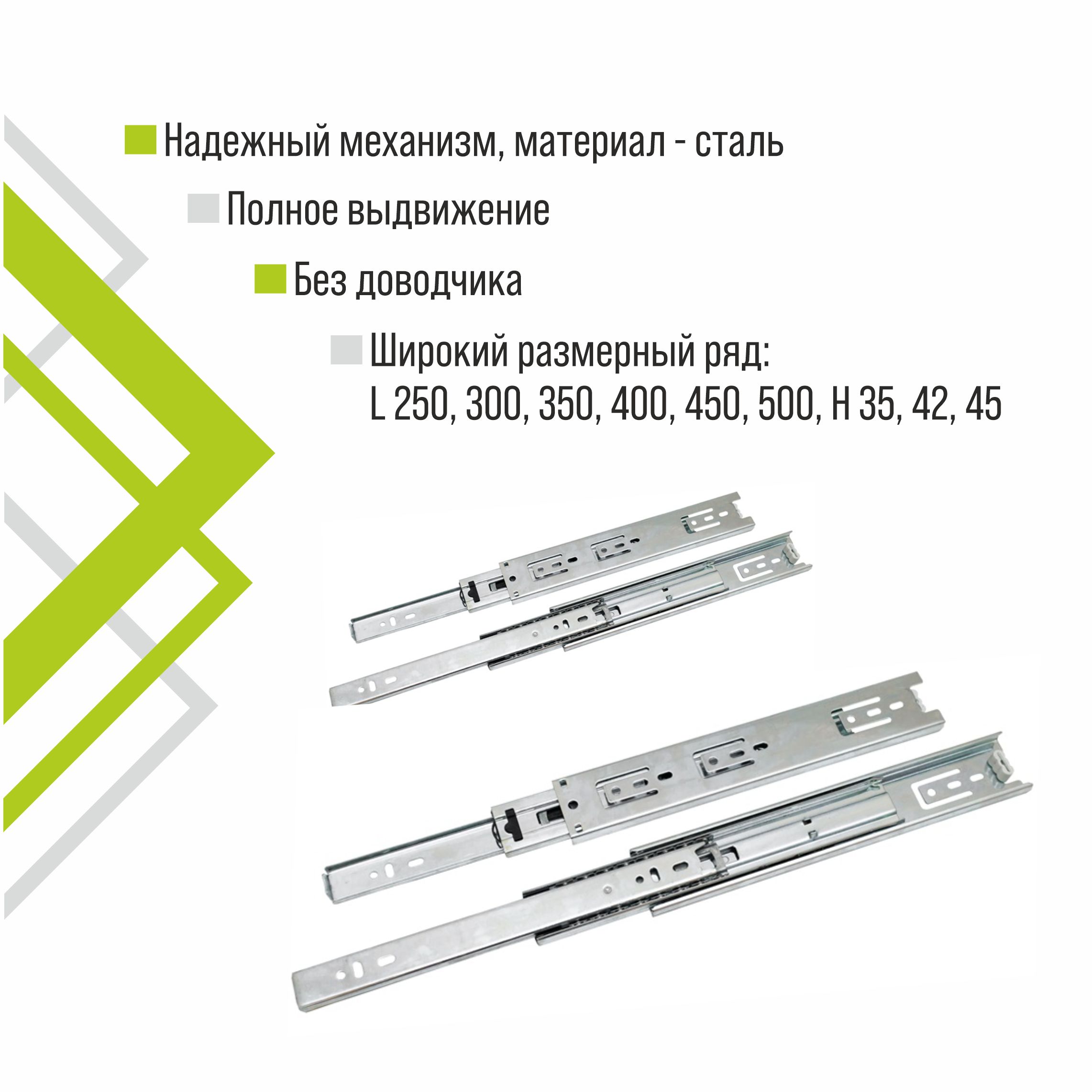 Направляющая шариковая "1042/45" L400