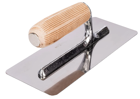 Кельма венецианская, размер 240#100 мм, полотно из нерж стали, ручка из древесины бука 043122 (12)