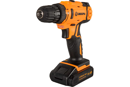 Шуруповерт Вихрь ДА-14,4Л-2К 14.4В, 2 Ач, 1350 об/мин, реверс, кейс