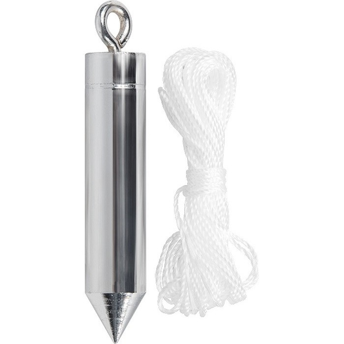 Отвес цилиндрический MATRIX , 100 г, шнур 5 м (12)