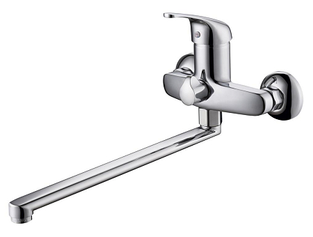 Смеситель CALORIE д/ванны/дивертор встроенный 1033 В02(L- гусак 35см) (12 шт/кор)