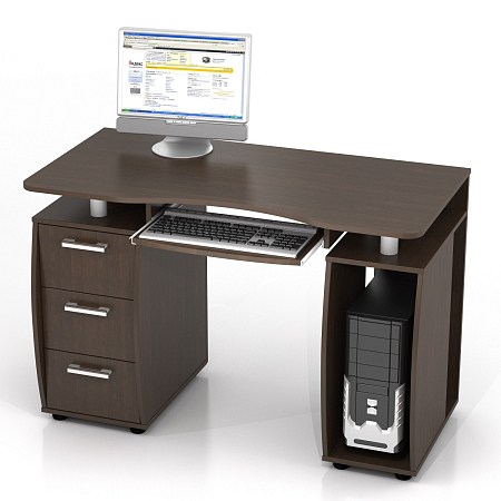 Компьютерный стол Дрофа КС-12М (Венге)