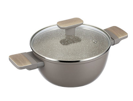  Кастрюля 3,7л с крышкой 24см Linea LATTE (индукция)